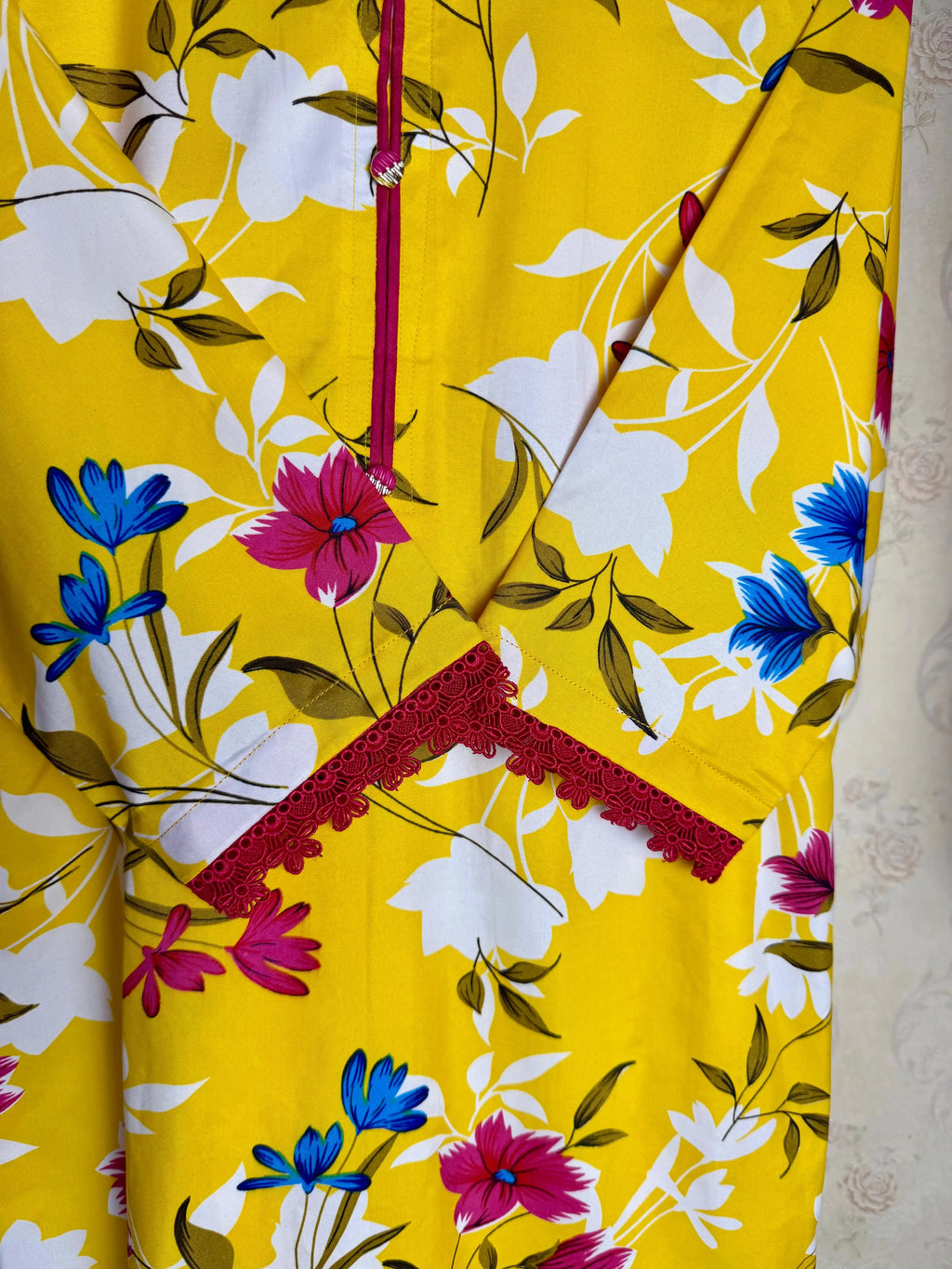 Yellow Pink 2PC Casual Set