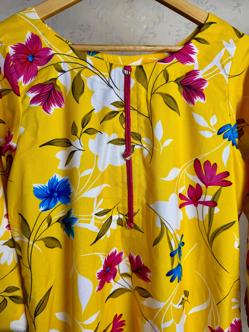 Yellow Pink 2PC Casual Set