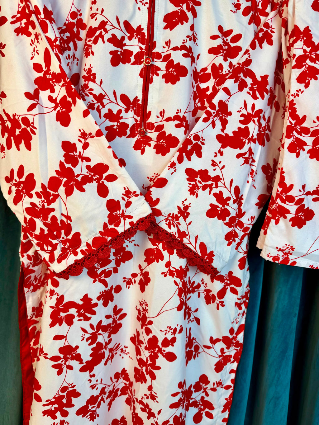 Red White 2PC Casual set