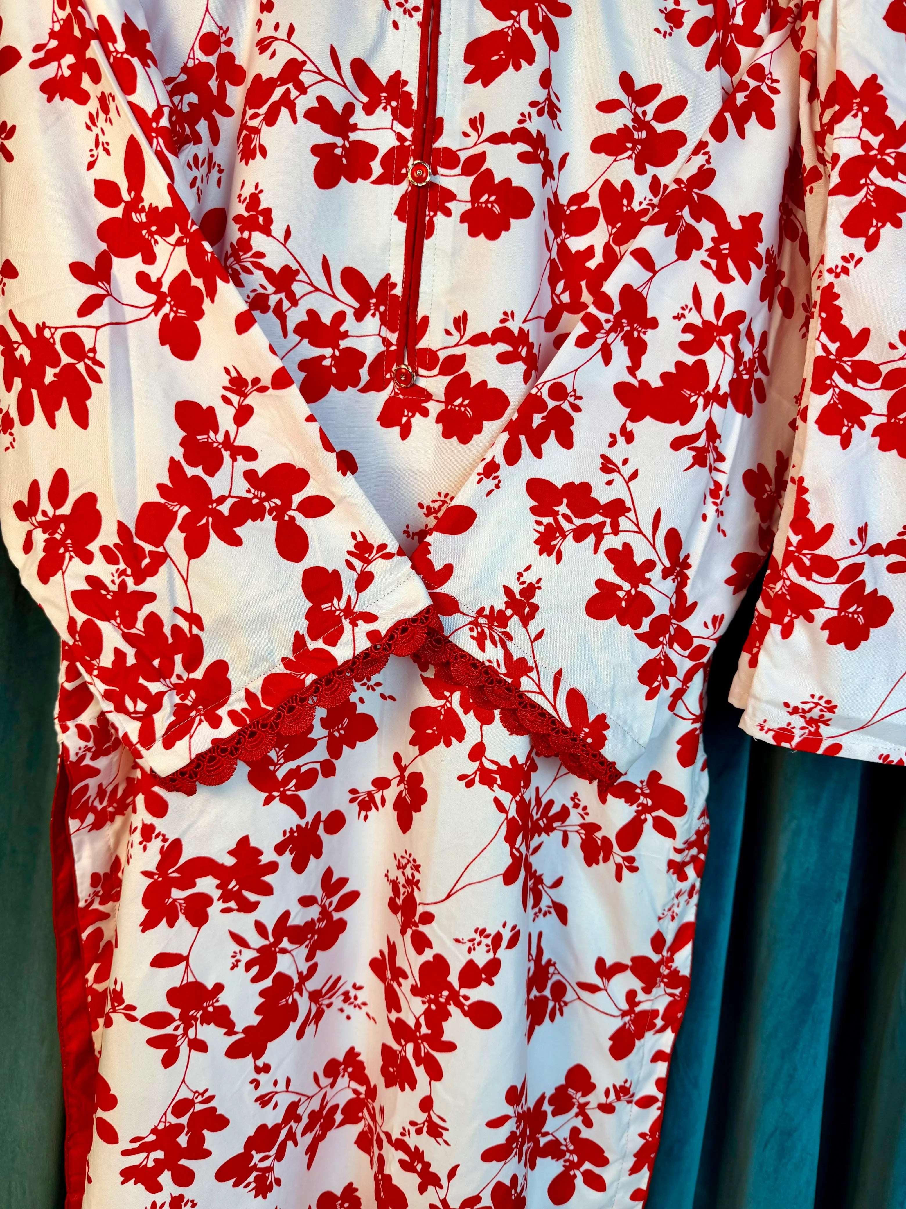 Red White 2PC Casual set
