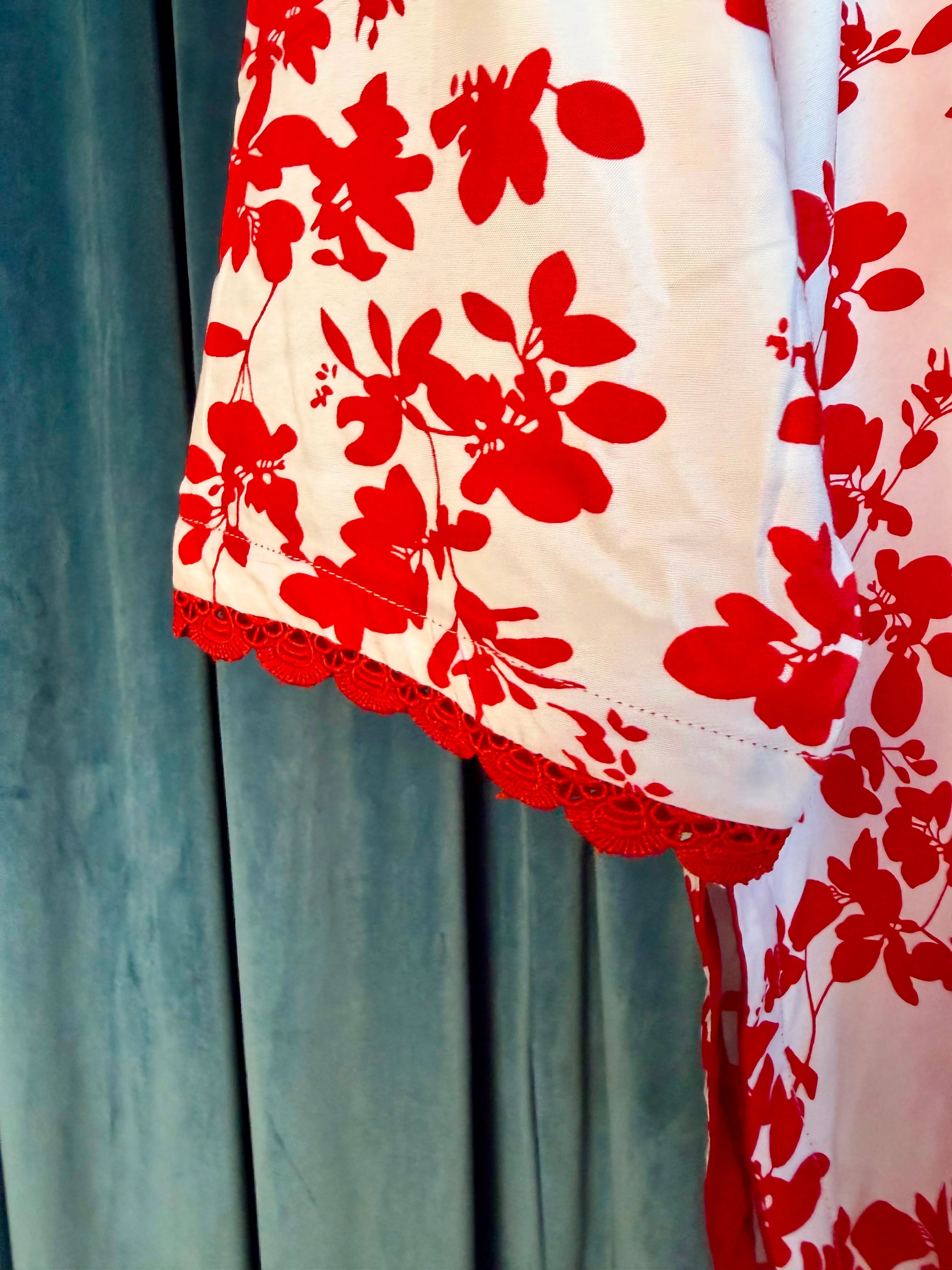 Red White 2PC Casual set